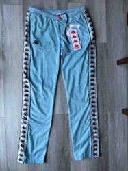 Kappa 222 Banda Astoria Slim Track Pants in Sky Blue