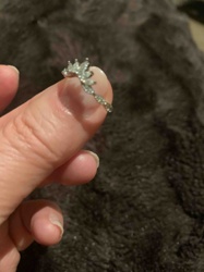 Moissanite Crown/Tiara Style Ring
