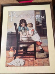 Framed Pears' Soap Advertisement Print, 'You Dirty Boy!' (The Bubbles)