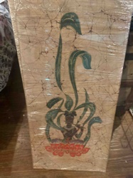 Batik Art Panel with Flute Player Motif