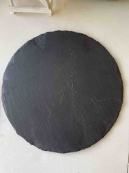 Round Slate Serving Platter