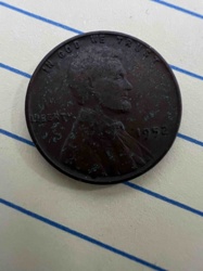 1952 Lincoln Wheat Cent (Penny)