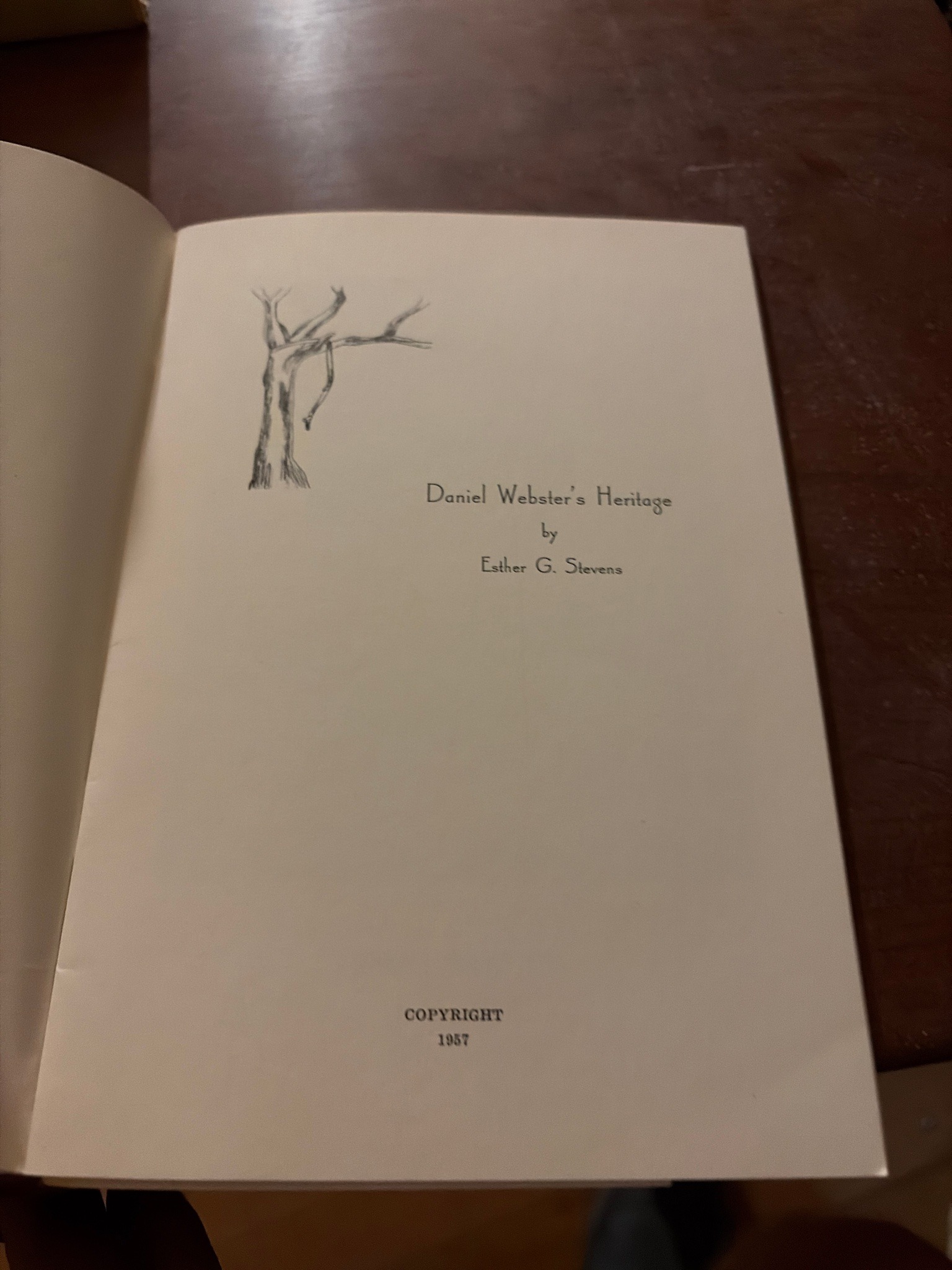 Submitted photo of Daniel Webster's Heritage by Esther G. Stevens (unauthenticated)