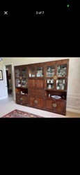 Asian-Inspired Display Cabinet / Wall Unit