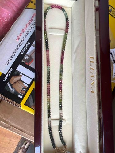 Iliana Multi-Color Tourmaline Beaded Necklace