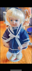 Porcelain Musical Sailor Doll