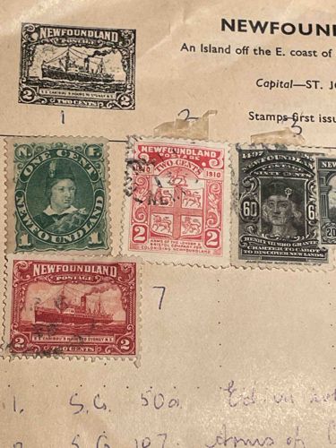 Newfoundland Postage Stamp Collection