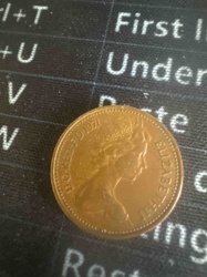 British One Penny Coin (1971)