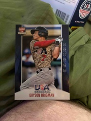 Bryson Brigman Panini Collegiate USA Baseball Trading Card