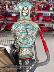 Large Cloisonné Enamel Baluster Vase