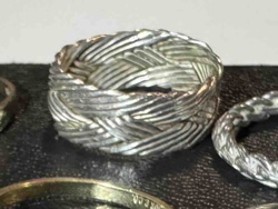 Sterling Silver Braided / Woven Band Ring