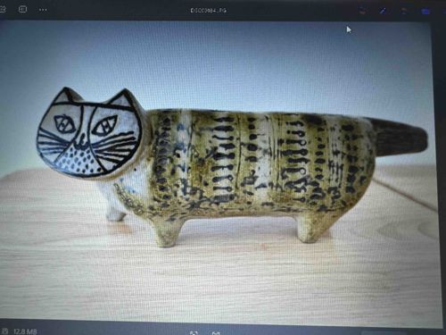 Lisa Larson 'Lillemor' Cat Figurine (Series: 'Small Zoo')