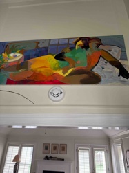 Reclining Nude Figure Painting