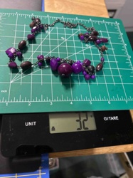 Premier Designs Multi-Shade Purple Bead Necklace