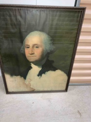 Reproduction of Gilbert Stuart's 'Athenaeum Portrait' of George Washington
