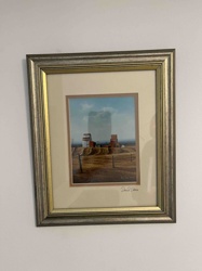 Rural Landscape Framed Print Signed David O'Brien