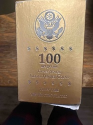 United States 100 Net Grams Legal Tender Coins Presentation Box