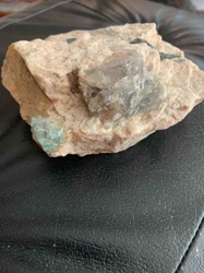 Mixed Mineral Specimen with Quartz and Green Mineral