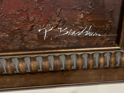 Textured Abstract Painting by T. Blackburn