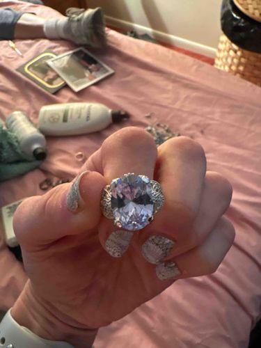 Oval Cut Statement Cocktail Ring