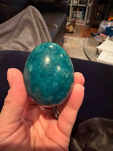 Polished Amazonite Decorative Egg