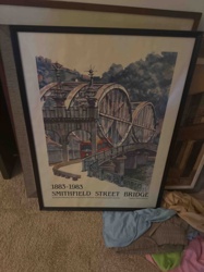 Smithfield Street Bridge 1883-1983 Commemorative Print