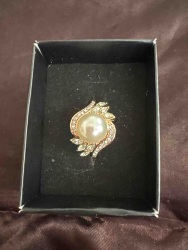 Fashion Pearl and Multi-Stone Ring