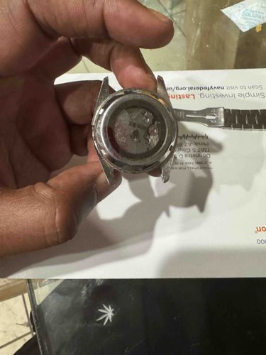 Vintage Mechanical Watch Movement and Partial Case