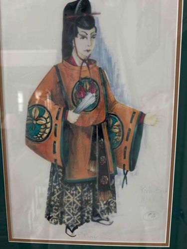 Japanese Theatrical Costume Design Sketch