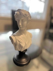 Classical Style Female Bust on Pedestal