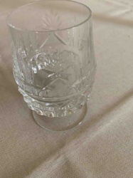 Cut Crystal Tumbler / Whiskey Glass