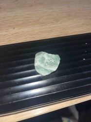 Rough Green Mineral Specimen (likely Fluorite)