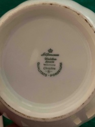 Seltmann Weiden 'Christine' W. Germany Porcelain Mark