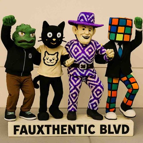 "Faux-thentic Blvd" Sculptural Group