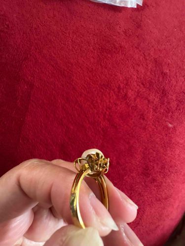 Vintage Baroque Pearl Ring