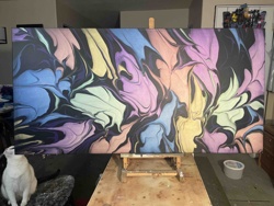 Acrylic Pour Painting
