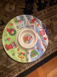 Christmas Themed Chip and Dip Platter