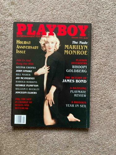 Playboy Magazine - January 1997 (Holiday Anniversary Issue featuring Marilyn Monroe)