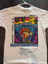Vintage Quiksilver 'Port Douglas Barrier Reef Australia' T-shirt (1993)