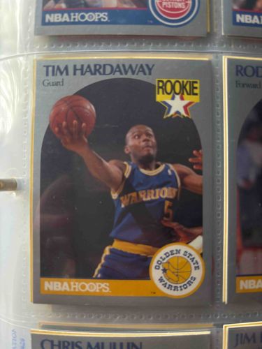 1990-91 NBA Hoops Tim Hardaway Rookie Card