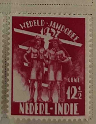 Nederlands-Indië (Dutch East Indies) Werled-Jamboree 1937 Stamp