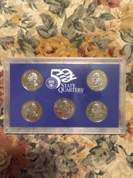 2002-2004 24k Gold Plated State Quarters Collector's Set