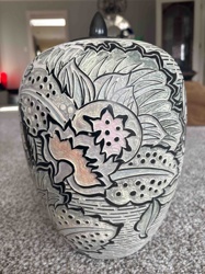 Decorative Lidded Jar