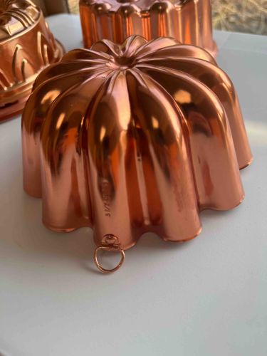 Vintage Fluted Copper Jelly/Bundt Cake Mold
