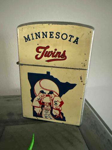 Vintage Minnesota Twins Zippo Lighter
