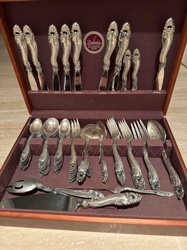 Wallace Grande Baroque Sterling Silver Flatware Set