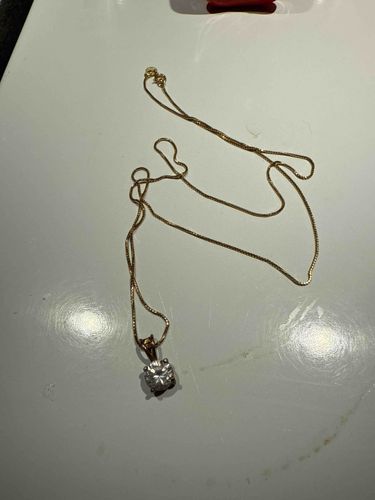 Solitaire Pendant Necklace