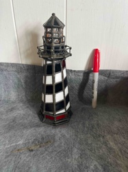 Stained Glass Lighthouse Decorative Lamp