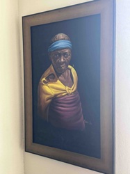 Portrait Painting of an Elderly Individual