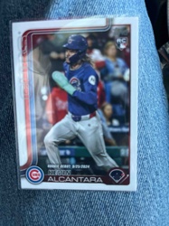 Kevin Alcantara 2024 Topps Baseball Rookie Debut Card